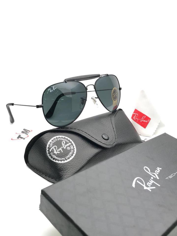 New Vintage Branded Ray-Ban With 100% UV Aviator Bridge 3422 Trendy luxury Men & Women Sunglass