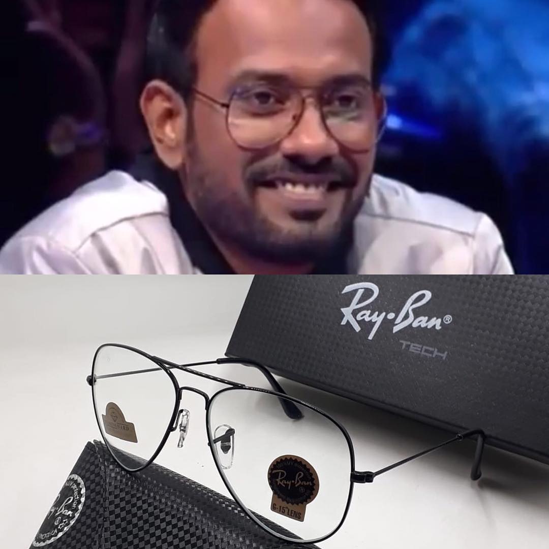 RAY-BAN New Fancy Men's Oval Aviator Silver Metal Frame Trendy Hot Favourite Wintage Sunglass For Unisex.