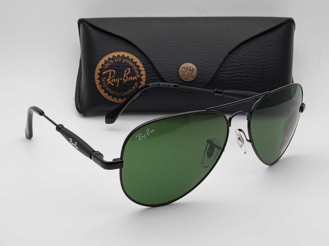 RAY-BAN New Fancy Men's double Shaded Aviator Metal Trendy Hot Favourite Wintage Sunglass For Unisex.