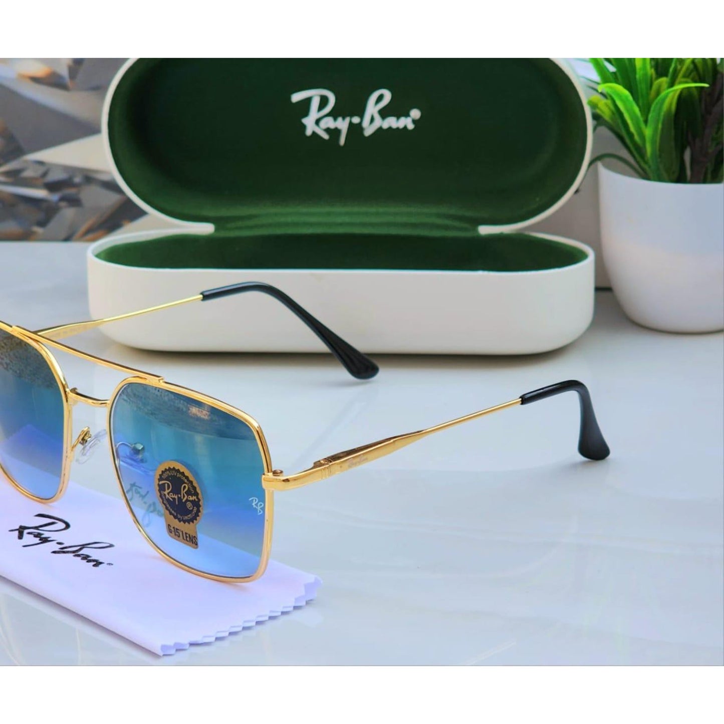 Ray-Ban Latest Fancy All Season Special RB Square 9712 Trending Hot Favorite Fashionable Sunglass For Unisex.
