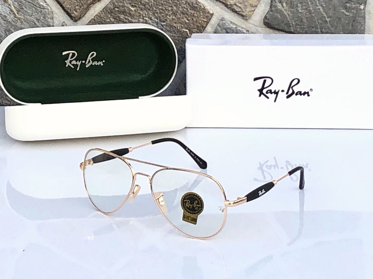 RAY-BAN New Fancy Men's double Shaded Aviator Metal Trendy Hot Favourite Wintage Sunglass For Unisex.