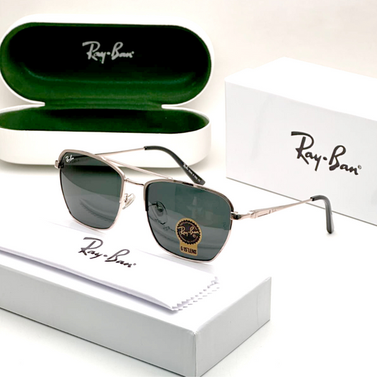 Ray-Ban Latest Fancy All Season Special RB Square Black Gold 5334 Trending Hot Favorite Fashionable Sunglass For Unisex.