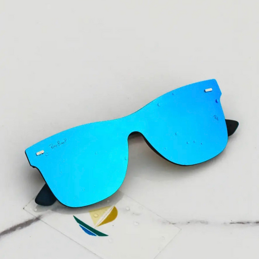 RAY-BAN New Addition Blue & Black 650 Wayfarer Sunglass For Unisex