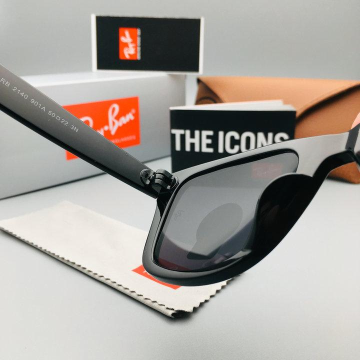RAY-BAN New Arrival Attractive Black 2140 Wayfarer Style Sunglass For Unisex