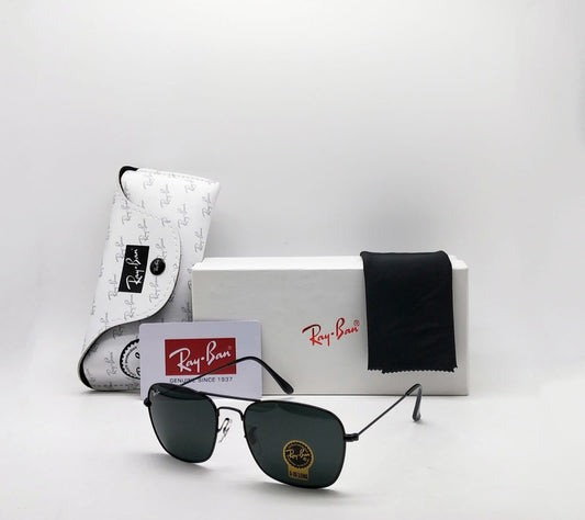 RAY-BAN New Modern Stylish Addition Black & Black 3136 Square Sunglass For Unisex