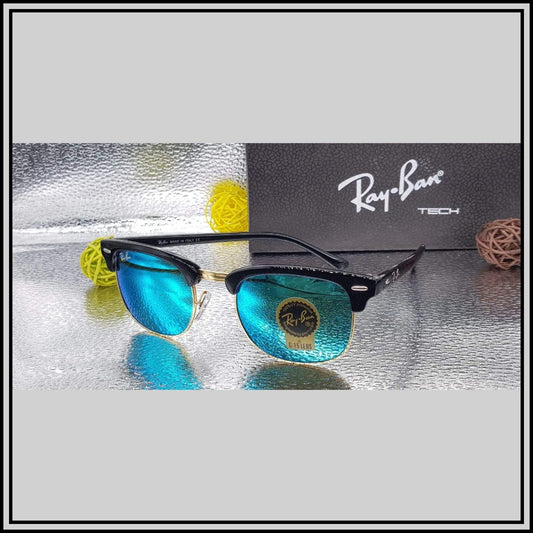 RAY-BAN Aqua Blue & Gold ( 3016 ) New 26-mm Men's Sunglasses.